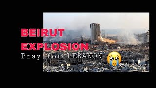 BEIRUT EXPLOSION | VIDEO FOOTAGE | MASSIVE EXPLOSION LEBANON | JMTV.