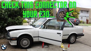 THIS PLUG LEFT ME AND MY CAR STRANDED - BMW E30 C191 Connector Repair
