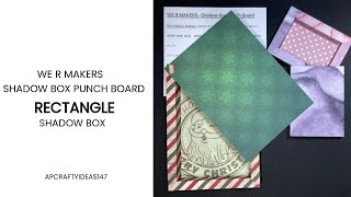 We R Makers Shadow Box Punch Board- Rectangle