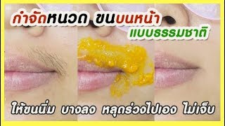 วิธีกำจัดหนวด ขนบนใบหน้า แบบไม่เจ็บ ไม่แว๊กซ์ วิธีธรรมชาติ Get rid of facial hair. No pain. screenshot 5