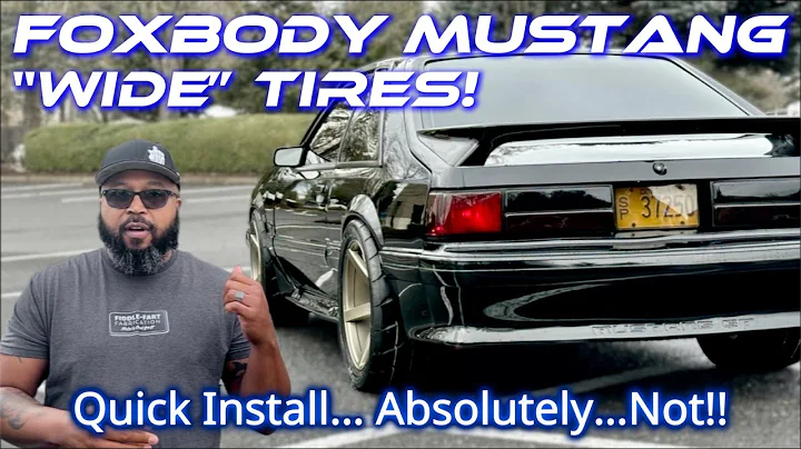 You Want W..I..D..E Tires on Your Foxbody Mustang...This is How I Did It!!