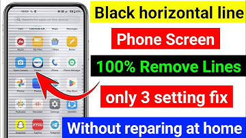 black horizontal lines on phone screen 🔥| phone screen black line problem | black horizontal line❌
