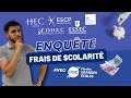 Enqute  combien cote une grande cole  hec essec escp emlyon edhec