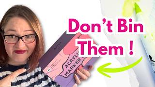 Can you Revive Dried out Acrylic Markers? ( Easy fix )