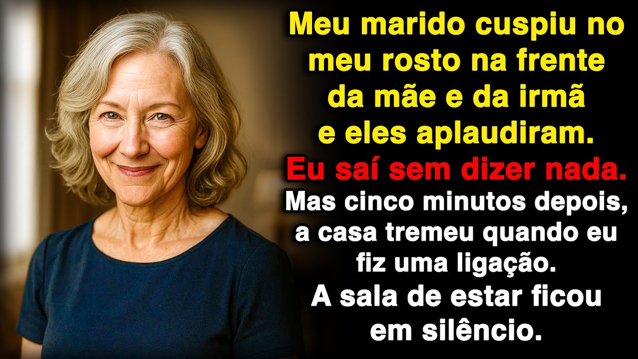 Meu marido cuspiu no meu rosto na frente da mãe e da irmã, e eles aplaudiram!
