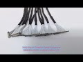 micro-coaxial connector 20532-040T 48 awg micro coax cable 38 AWG ultra flexible Custom Cable Assemb