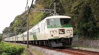 185系 251系 651系 E259系 走行音聴き比べ 伊豆急行線 5月3日