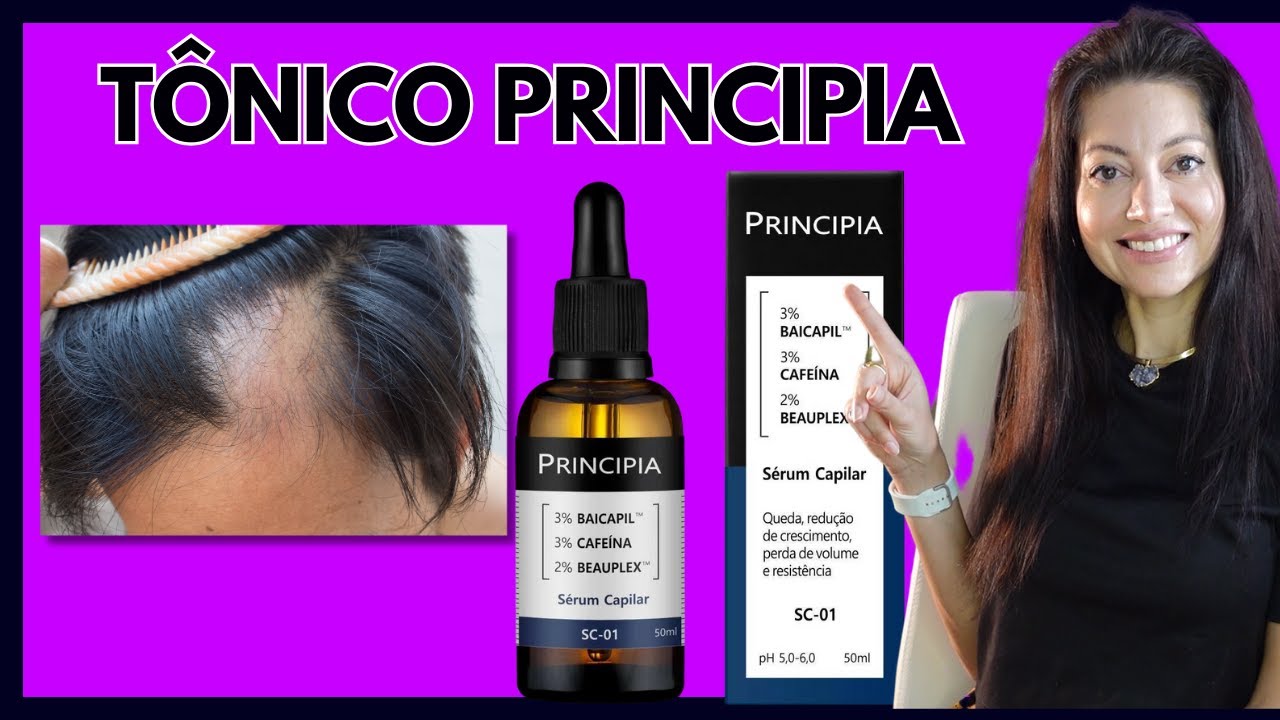 Sérum Capilar PRINCIPIA, Какие функции? Антес и Депуа. Комо Усар? Кафеина, Crescimento душ Cabelos.