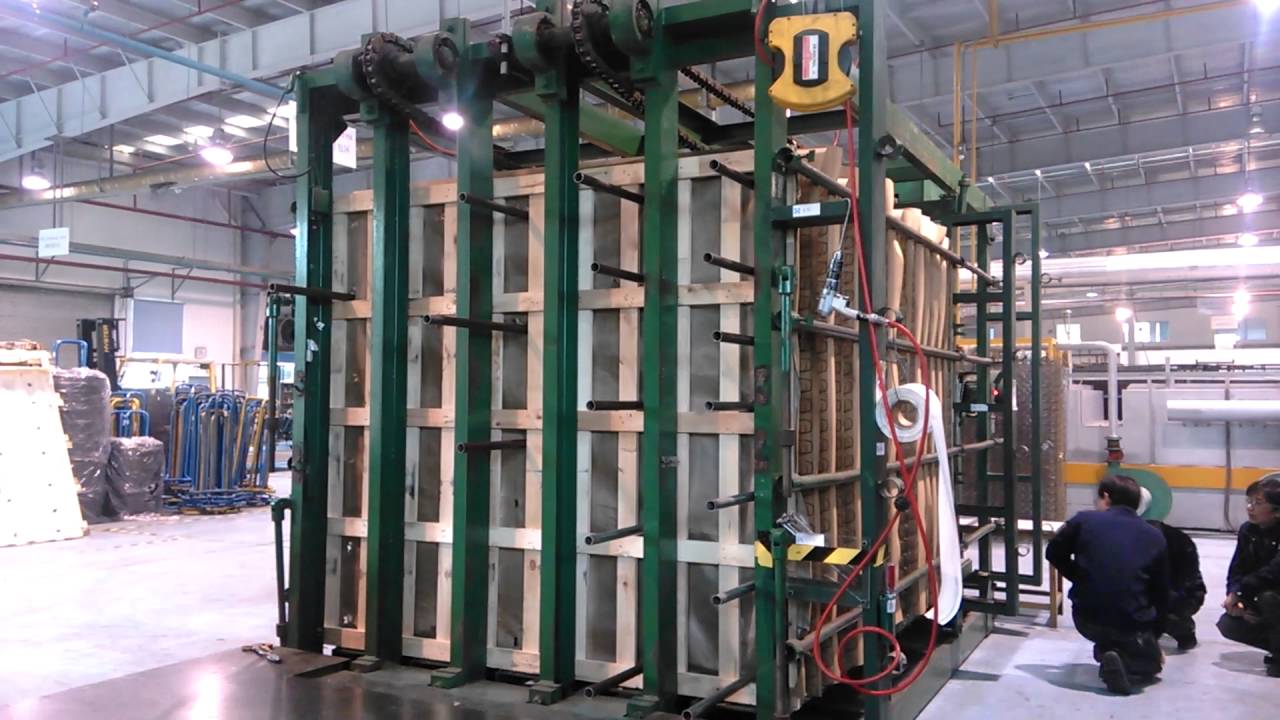 DBJ Mattress Spring Unit Compressing Machine - YouTube