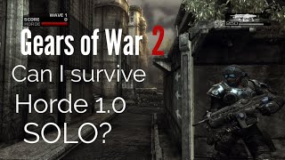 Gears of War 2 | Will I Survive SOLO Horde on Security