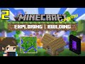 Minecraft Nintendo Switch Gameplay -  1.17 Update | Exploring and Building - Survival Longplay Ep 2