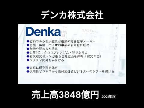 【企業研究】デンカ #shorts