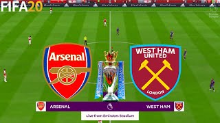 Fifa 20 | arsenal vs west ham united - premier league full match &
gameplay
