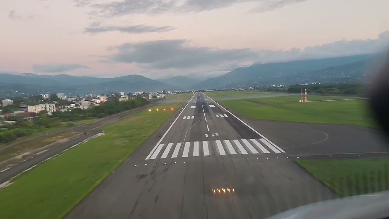 Landing Batumi Airport UGSB RWY 12