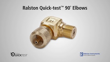 How to Use the Ralston Quick-test 90° Elbow | Ralston Instruments