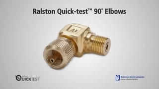 How To Use The Ralston Quick-Test 90 Elbow Ralston Instruments