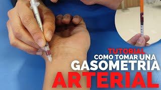 ✅Como TOMAR UNA GASOMETRIA ARTERIAL | TUTORIAL | ENFERMERIA screenshot 2