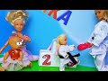 КАТЯ И МАКС ПОМЕНЯЛИСЬ) Веселая семейка. Мультики с куклами Барби Смешной мультик видео для детей