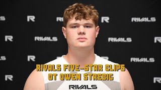 Rivals Five-Star Clips Notre Dame Ot Commit Owen Strebig