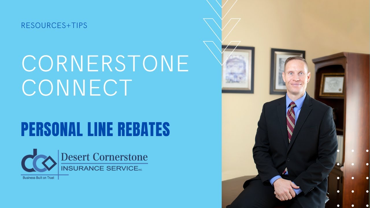 Cornerstone CONNECT Personal Line Rebates YouTube