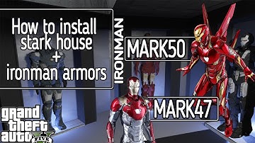 HOW TO INSTALL IRONMAN HOUSE&INFINITY WAR ARMOR FULL TUTORIAL w/ GAMEPLAY l GTA V MODS