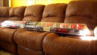 Famous Code 3 LAFD MX7000 72" all light lightbar HD video  RIP Welsz T Profile