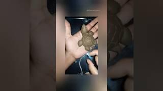 Turtle Making | Clay turtle 🐢#terracotta #crafts #clayvideos #youtubeshorts #turtle #clayart #viral