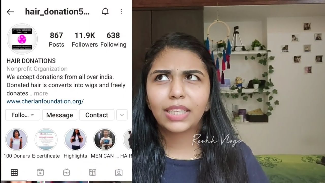 Hair Donation For Cancer Patients Hair Donation Process Reshhvlogs