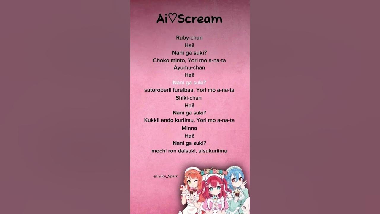 Ai💖Scream song 😮 😄#aiscream #trending #cute #shorts