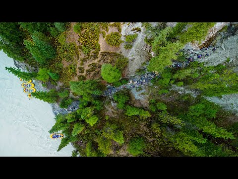 Kicking Horse River Rafting in Golden, BC - Drone Footage