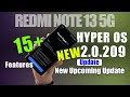 Redmi Note 13 5G HyperOS 2.209 New 20+ Update in India 🎉 Big Update with New Features