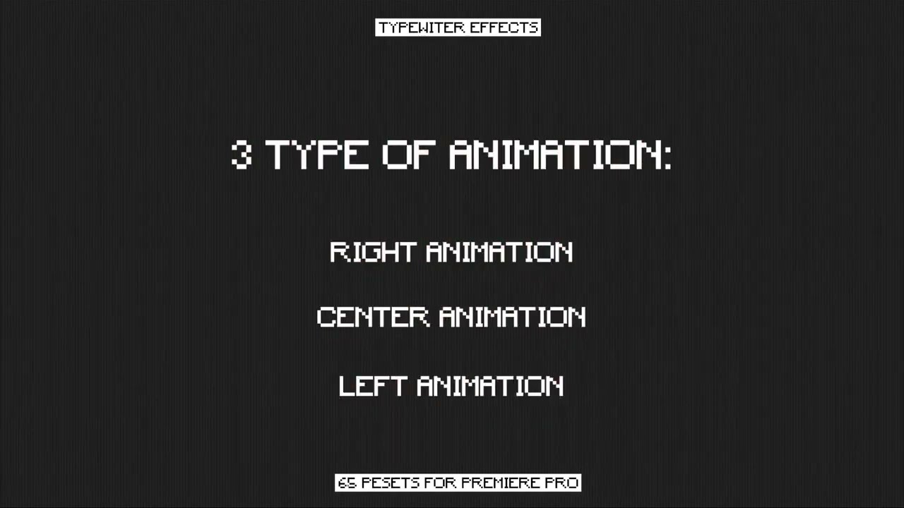 Typewriter Titles Premiere Pro