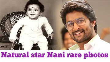 ||natural star #నాని rare Photos || Hero Nani childhood photos