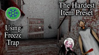 Granny 1.8.1 Extreme Mode Door Escape In The Hardest Item Preset And Using Freeze Trap