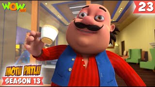 big boss ne dia motu ko task s13 22 motu patlu new cartoons for kids spot