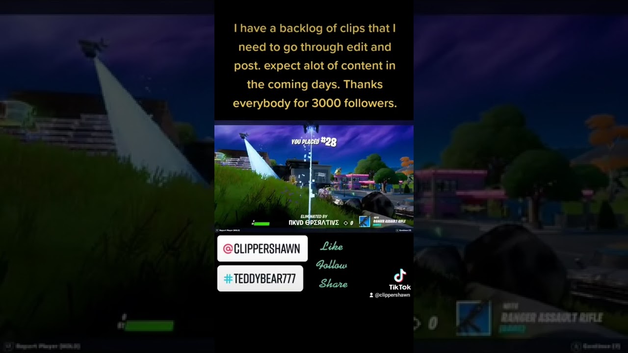 Backlog Fortnite Clips