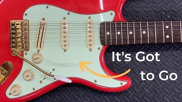 Fender Stratocaster - Changing Hardware & Pickguard