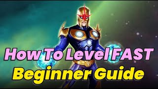 LEVEL FASTER NOW! HOW TO MAXIMIZE REWARDS & VALUE! Beginner Guide to END GAME | MARVEL Strike Force