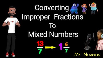 Improper fractions to Mixed Numbers (Fast) 8/3