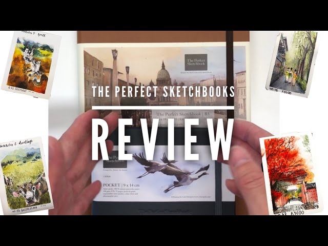 Etchr PERFECT SKETCHBOOK REVIEW, Snowy Watercolor Landscape