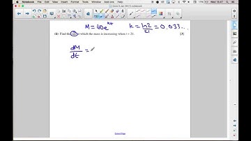 OCR Core 3 January 2009 q5ii - AS/A2 Maths - Exponentials and Logs