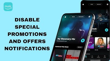 How To Disable Special Promotions And Offers Notifications On Amazon Music App | Step By Step