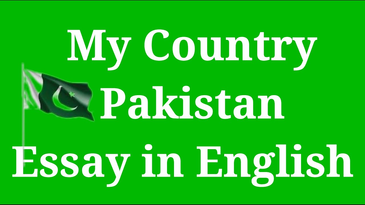 what can i do for my country pakistan