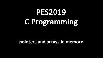 C Programming - pointers and arrays in memory