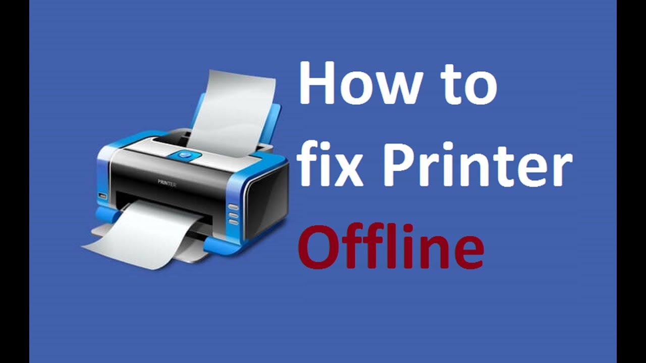 Printer Offline Windows 10 / 8! - [Fix] - YouTube