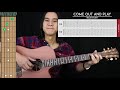 Come Out And Play Guitar Cover Acoustic - Billie Eilish 🎸 |Tabs + Chords|