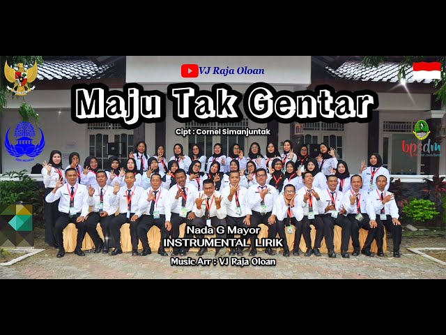 MAJU TAK GENTAR Tematik Kelas 4 5 SD. Instrumental Lagu Nasional. Nada G. VJ Raja Oloan Music Arr class=