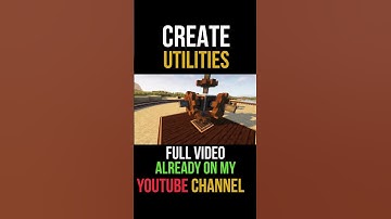What the video is about. Create Utilities. Tutorial / guide 1.19.2 - 1.20.1 (minecraft java)