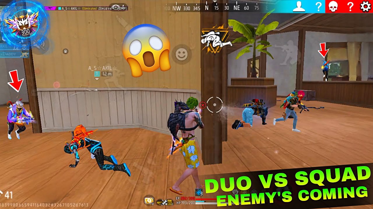 Duo vs squad SAAKU GAMING best gameplay 🥵only rush gameplay☠️ brother😎Garena -free fire🔥
