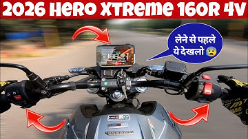 2026 Hero Xtreme 160r 4V Combat Edition Detailed Ride Review Big Update Cruise Control Ride By Wire🔥